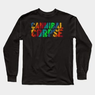 vintage color Cannibal Corpse Long Sleeve T-Shirt